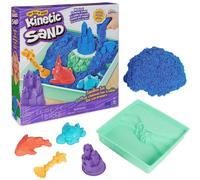 Kinetic Sand - Coffret Château Bac à Sable 454G - Sable Naturel pour Créations Solides et Colorées