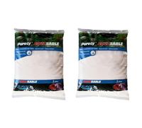 Sable Naturel Aquasable en Sac, 0.2mm-1mm, 3 L, Extra Blanc S0 (Lot de 2)