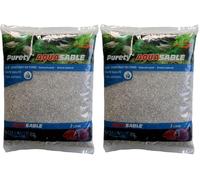 Sable Naturel Aquasable en Sac, 2mm-4mm, 3 L, Blanc S2 (Lot de 2)