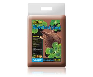 Sable pour reptiles rivière Exo Terra Marron 23,5x31x6cm / 4,5 kg