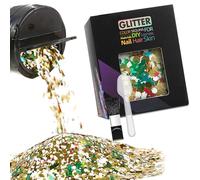 Sable qui coule Décorations de flocons de neige multicolores 50 g de flocons de neige coulant pour la résine environnementale de création artisanale