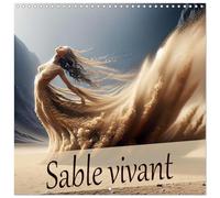 Sable vivant (Calendrier mural carré 2027 30 x 30 cm) Calendrier double avec une page pour vos prises de notes