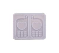 Sables mouvants mignon résine Shaker moule lecteur multimédia forme résine moules porte-clés moules pour époxy pendentif faisant bricolage Art boucle d ' oreille pour époxy