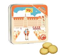 Sablés pur beurre en boîte métal édition Paysages de Normandie - 120g - Balades normandes (Mairie de Caen)