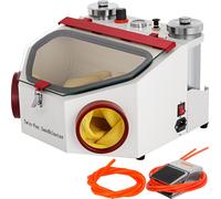 Sableuse 20V 60HZ Machine de sablage Buse de 1,2 mm Sableuse mobile avec accessoires Sableuse professionnelle portable adaptée au polissage de la surface des couronnes en porcelaine Bijoux