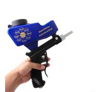 Sableuse à air portable pour enlever la rouille, réservoir de 600 cc, 70-150 psi, débit réglable, plastique + aluminium, bleu