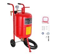 Sableuse Équipée D'un Robinet D'arrêt-Duoku-40l-D'un Manomètre, D'une Buse En Céramique, D'un Tuyau De 2,5 M