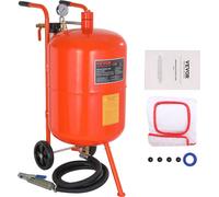 Sableuse mobile 75,7 L sableuse env. 244 cm de tuyau de travail sableuse 60-110 PSI pression de travail idéale pour enlever la rouille, la peinture, les taches et polir de grandes surfaces