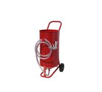 SABLEUSE MOBILE SUR ROULETTES 50KG - 40L + PISTOLET ET BUSE