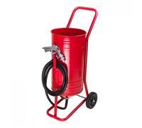 Sableuse professionnelle sur roulettes 30 L Ø 265 mm buses sablage D24552