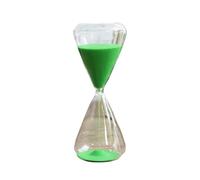 Sablier 2 pcs sablier en verre multicolore 5-30 min(Green,30min)
