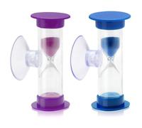 Sablier - 2pcs - Ventouse - 3 minutes - Coloré