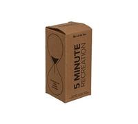 Sablier 5 minutes - Sable violet pour la cuisine - En verre - hauteur 13 cm x diamètre 5 cm