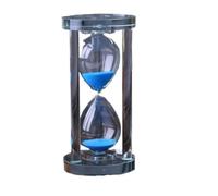 Sablier de 15 à 60 Minutes, minuterie sable, cuisine, école, moderne, verre, horloge, minuteries thé, décoration la maison(Blue,15min)