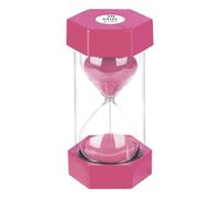 Sablier de 30 minutes, montre de sable coloré SuLiao rose, horloge de sable rose, sablier en plastique pour enfants, jeux, salle de classe, cuisine, décoration