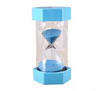Sablier de 5 minutes, design sûr pour les enfants, idéal pour étudier et se détendre (bleu 5 minutes)