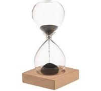 Out Of The Blue – Sablier à sable magnétique – 16 cm, 1 minute, base en bois avec aimant