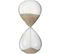 J-Line Sablier Decoratif Verre/Sable Beige Medium