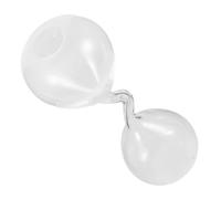 Sablier Décoratif Créatif en Verre Transparent, Remplissable, DIY | Bocal Vide de 7 Pouces, Plastique et Verre, Remplacement Facile du Sable, Décoration Polyvalente