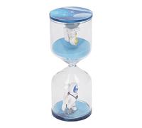 Sablier décoratif Space Man, minuteur d’enseignement visuel pour l’éducation spécialisée, Horloge de Bureau en Verre avec Design d’Astronaute pour la Gestion du Temps au Bureau, à (Bleu 30 Minutes)