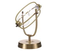 Sablier Décoratif Vintage sans Sable, Grand Modèle Rotatif 360°