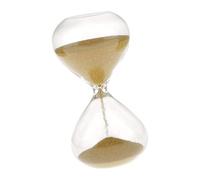 Sablier Doré 3 Minutes en Verre - Minuterie de Bureau, Compteur de Temps, Horloge de Sable