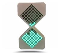 Sablier électronique imprimé en 3D, Nouveau sablier électronique LED 2024, sablier pour Enfants pour améliorer la créativité (Vert)