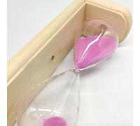 Sablier en bois naturel de 15 minutes pour sauna et hammam, accessoire de sauna pour une relaxation et un bien-être optimaux, minuterie élégante