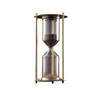 Sablier en métal créatif, minuterie de sable rétro, étagère bureau, ornements d'étude, décoration, horloge(Purple Sand,60mins)