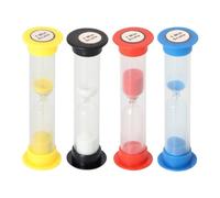 Sablier en Plastique Tube 1 Minute : Couleur - Noir