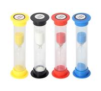 Sablier en Plastique Tube 2 Minutes : Couleur - Noir