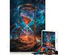 Sablier Espace-Temps, Puzzle de 1000 pièces pour Adolescents, Jeu de logique et de raisonnement, Calme et précis, découpe exacte, Surprise de Noël 38x52cm