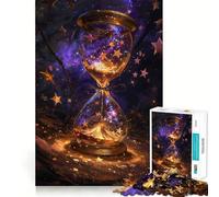 Sablier Espace-Temps, Puzzle de 1000 pièces pour Adultes, Jeu de logique Solide, Jeu en Groupe, Bords Nets, 50x75cm