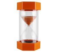 Sablier Hexagonal 30 Minutes en Plastique, Horloge sablier, Cuisine, Salle de Classe, Bureau, Outil de Gestion du Temps, Cadeau décoratif pour Adultes, Yoga, méditation (Grand Hexagone 30 Minutes
