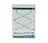 Sablier Liquide, Jouets à Mouvement Liquide | Minuterie à Bulles Acrylique | Jouets de Bureau Anti-Stress pour et Adultes, minuteries d'eau, Jouets sensoriels liquides, décoration de Bureau