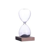 Sablier magnétique décoratif créatif avec Base, Entonnoir en Verre et Socle