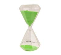 Sablier Minuterie en verre 30 minutes 10x10x20cm multicolore(Green)