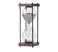 Sablier Minuterie sablier en métal Vintage, Cuisine, Maison, Bureau, Objet décoratif créatif, Outil de Gestion du Temps, Cadeaux de Vacances(Grey)