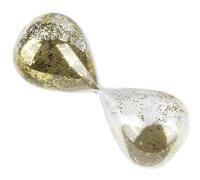 Sablier Minuteur blanc doré plusieurs tailles(Gold 5.0min)