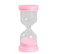 Sablier, minuteur visuel, sablier, 3/5/10/15/20/30/45/60 minutes, sablier couleur, minuteur de sablier, for enfants, salle de classe, jeux, décoration de bureau à domicile(Pink,3 minutes)