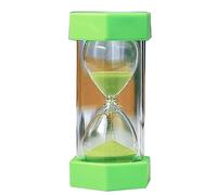 Sablier, minuteur visuel, sablier, cadeaux créatifs, minuteurs - Petit ensemble de sabliers Couleurs Sablier Sablier Sablier Ensemble de gestion du temps Décoration de bureau à domicile(Green,60 minut
