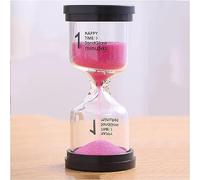 Sablier, minuteur visuel, sablier, sablier en plastique, sablier coloré, horloge de sable, 1/3/5/10/15/30/45 minutes(Black Cover Powder Sand,30 minutes)