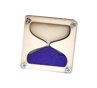 Sablier Montessori en bois - Accessoire pour les compétences de base - Activités d'apprentissage - Accessoires pédagogiques pour tout-petits garçons et filles - Violet