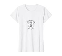Sablier Not Dead Yet Reporter la Mort indéfiniment T-Shirt, Femme, Blanc, S