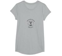 Sablier Not Dead Yet Reporter la Mort indéfiniment T-Shirt, Fille, Gris Chiné, XS