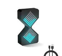 Sablier numérique pour enfants, minuteur visuel pour enfants, 1 à 30 minutes, gravité réglable en continu - Sablier électronique de couleur - Assistant de gestion du temps pour la maison et la salle