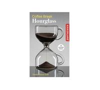 Sablier Kikkerland Pause Café Transparent et Noir Transparent et Noir