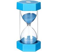 Sablier pour Enfant, 1 Minutes, en Plastique, Peut être utilisé pour la Salle de Jeux et Le brossage des Dents (Bleu)