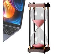 Sablier rétro - Horloge de sable décorative, minuterie en verre de 60 minutes, ornement de bureau vintage | Conception créative de pièce de gestion du temps, décoration élégante de salon de cuisine de