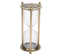 Sablier, Sablier En Verre En Laiton Vintage, Grand Sablier En Verre Pour Cadeaux, Maison, Jeux, Bureau, Décoration De Bureau, Décoration D'horloge De Sable, Horloge De Sable En Verre(Small)